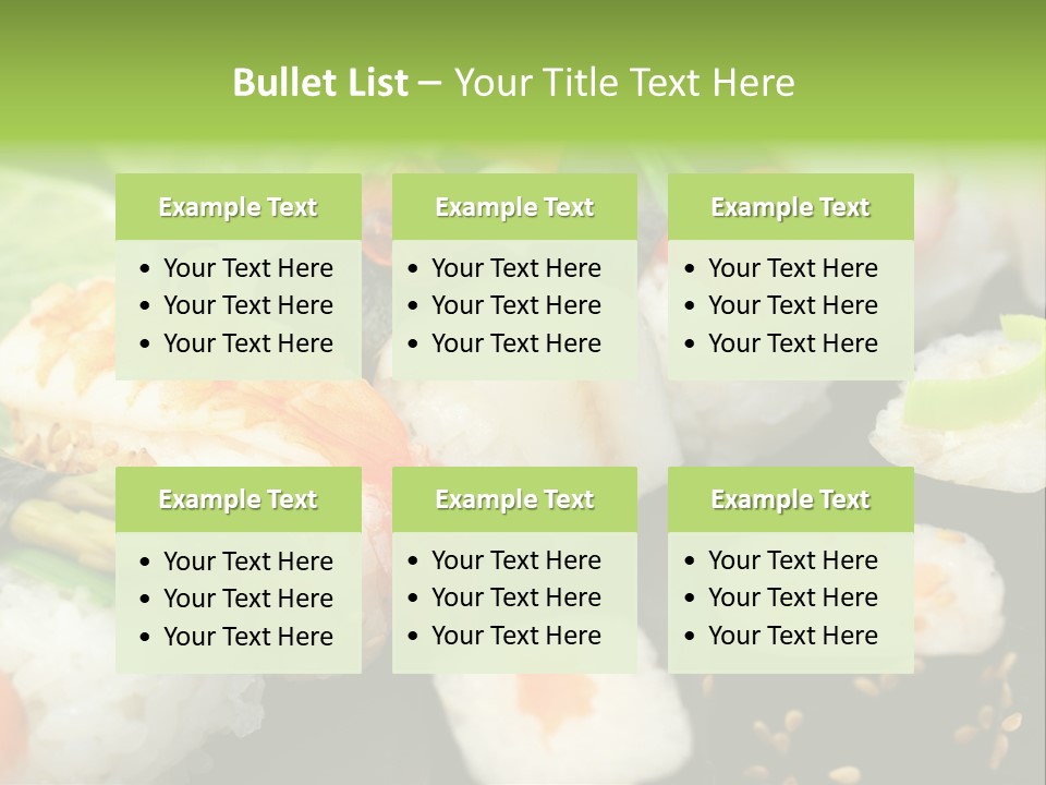 Meresfr Ingwer Eingelegt PowerPoint Template