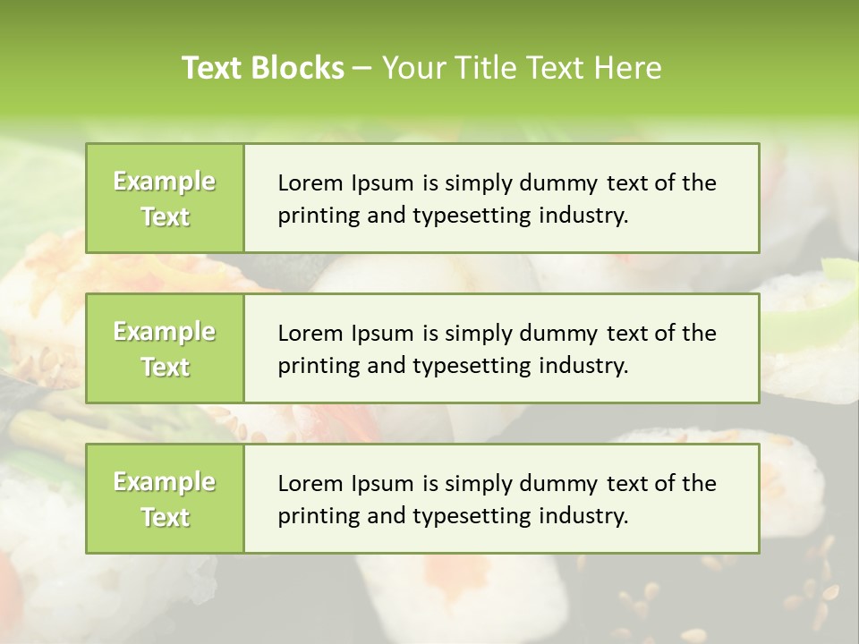 Meresfr Ingwer Eingelegt PowerPoint Template