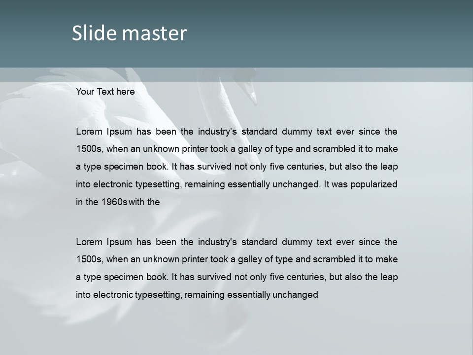 Arts Water Profile PowerPoint Template