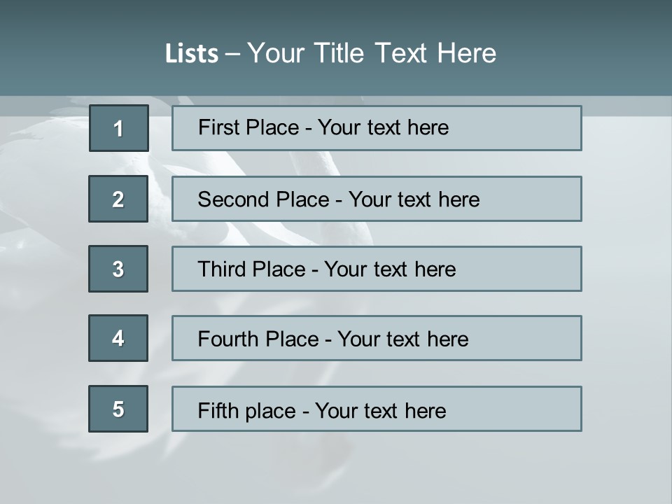 Arts Water Profile PowerPoint Template