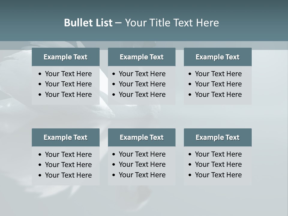 Arts Water Profile PowerPoint Template