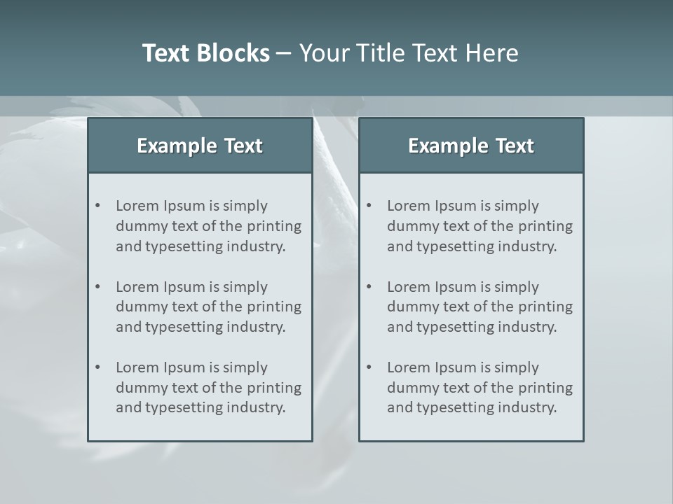 Arts Water Profile PowerPoint Template