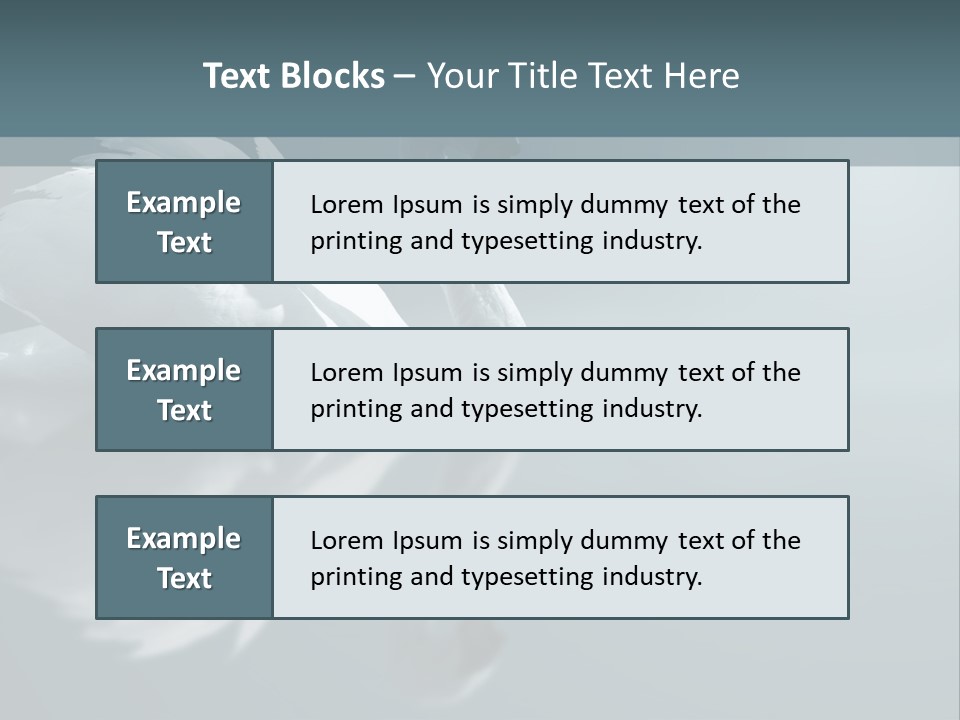 Arts Water Profile PowerPoint Template