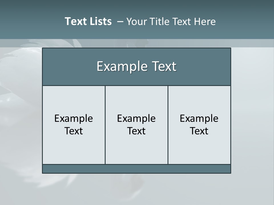 Arts Water Profile PowerPoint Template