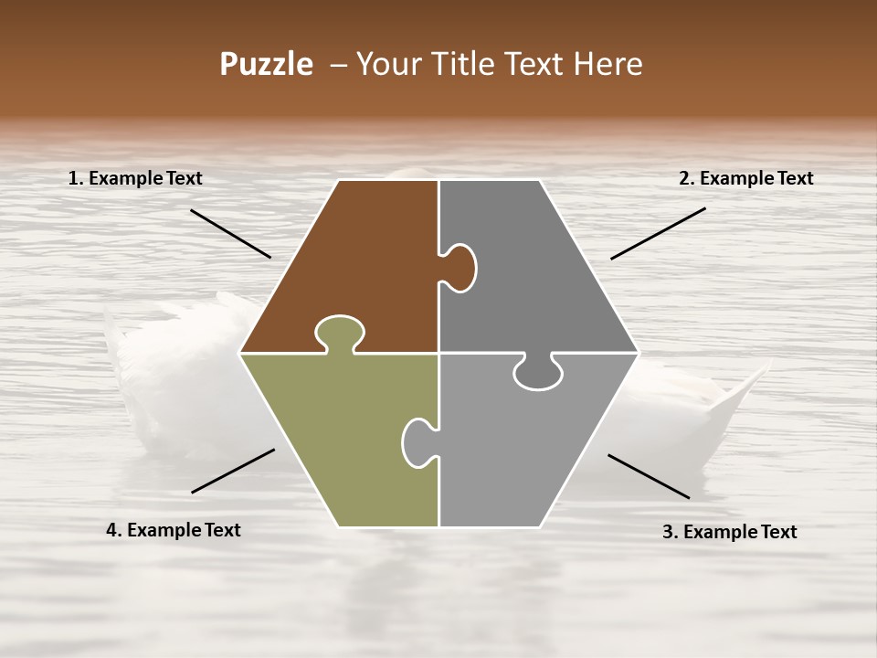 Liebhaber Wasser Urlaub PowerPoint Template