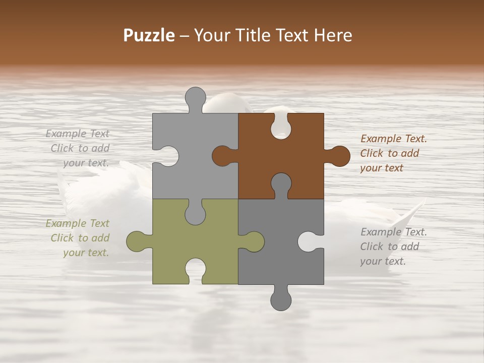 Liebhaber Wasser Urlaub PowerPoint Template