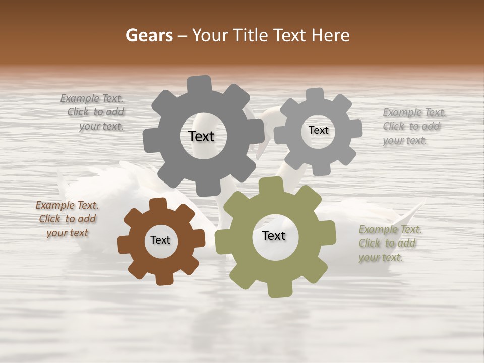 Liebhaber Wasser Urlaub PowerPoint Template