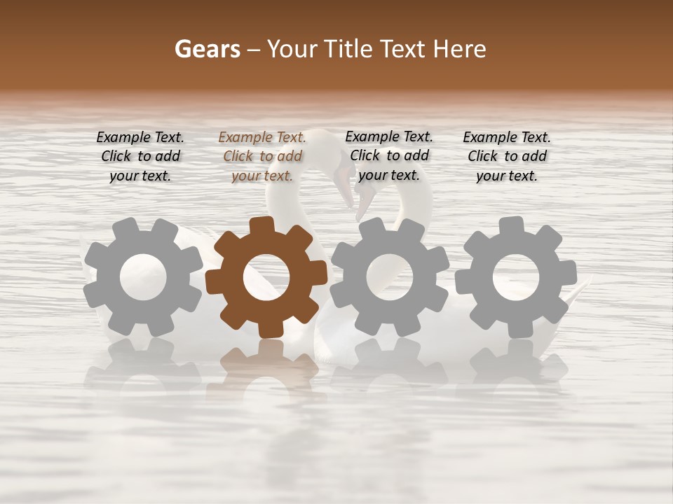 Liebhaber Wasser Urlaub PowerPoint Template