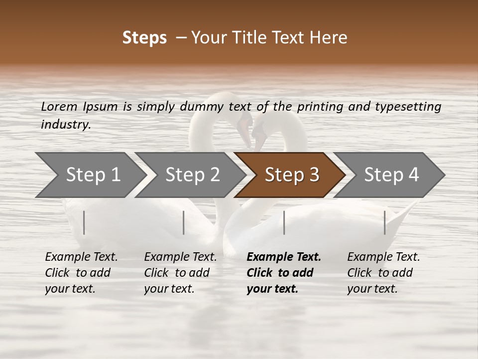 Liebhaber Wasser Urlaub PowerPoint Template