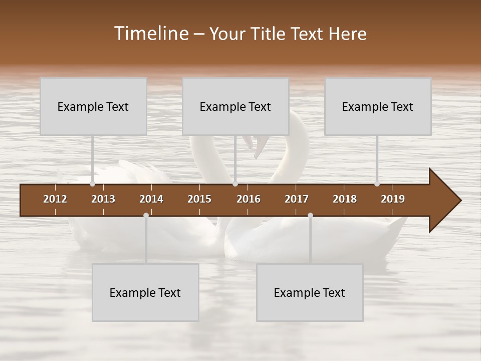Liebhaber Wasser Urlaub PowerPoint Template
