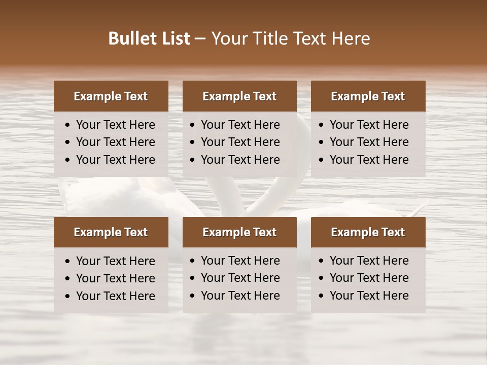 Liebhaber Wasser Urlaub PowerPoint Template