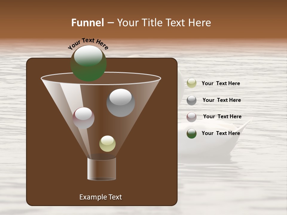 Liebhaber Wasser Urlaub PowerPoint Template