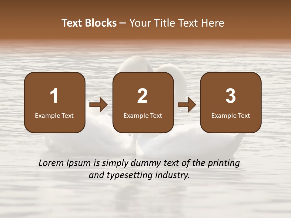 Liebhaber Wasser Urlaub PowerPoint Template