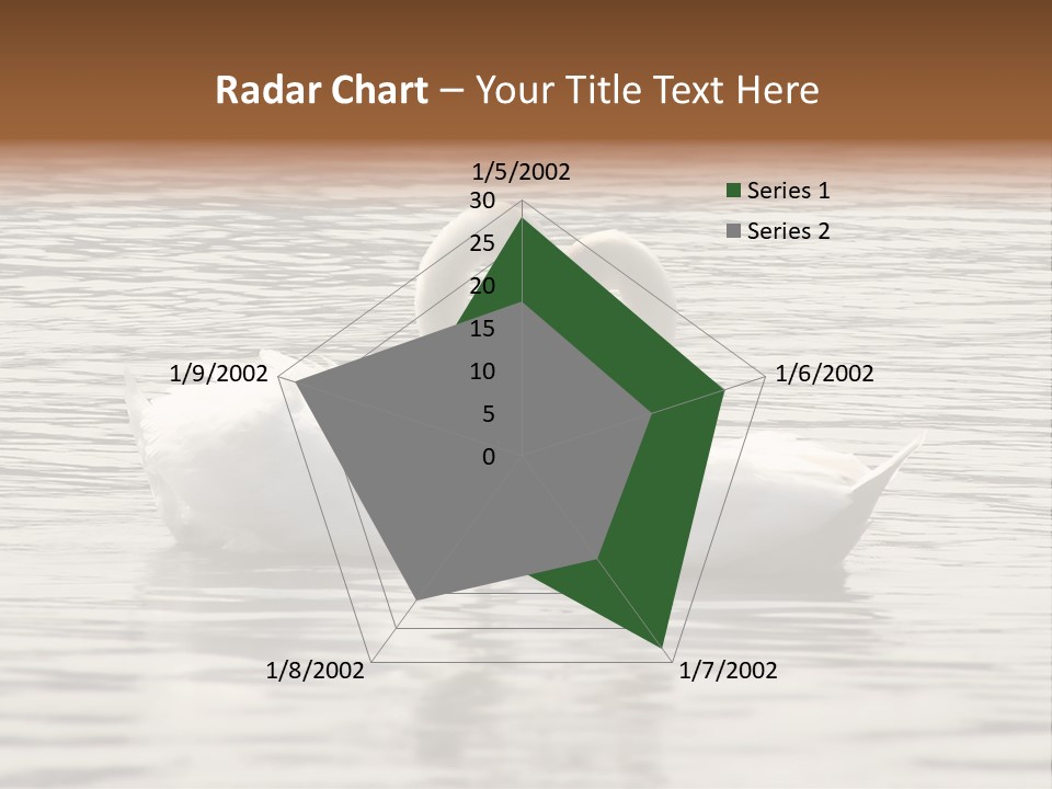 Liebhaber Wasser Urlaub PowerPoint Template