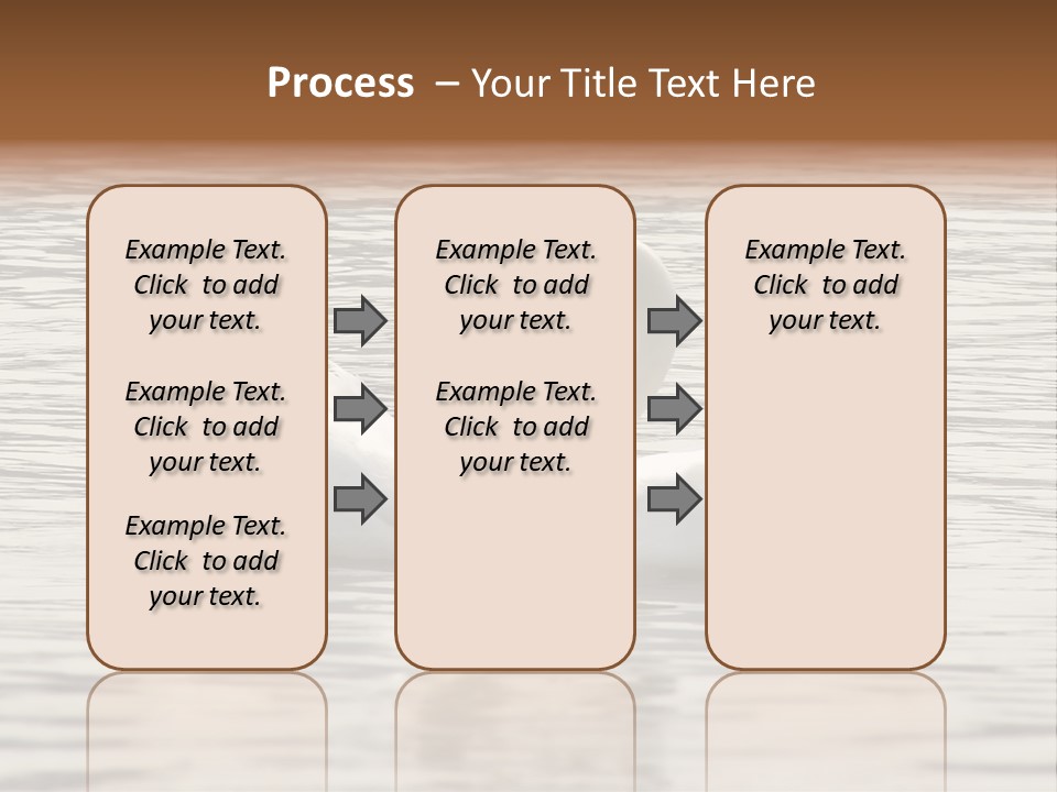 Liebhaber Wasser Urlaub PowerPoint Template