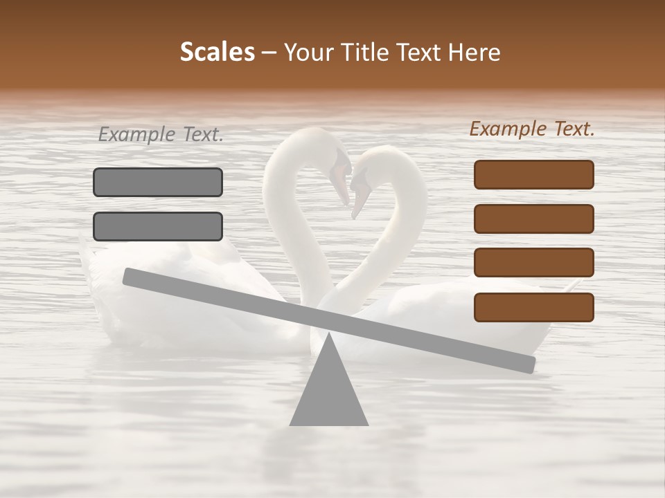Liebhaber Wasser Urlaub PowerPoint Template