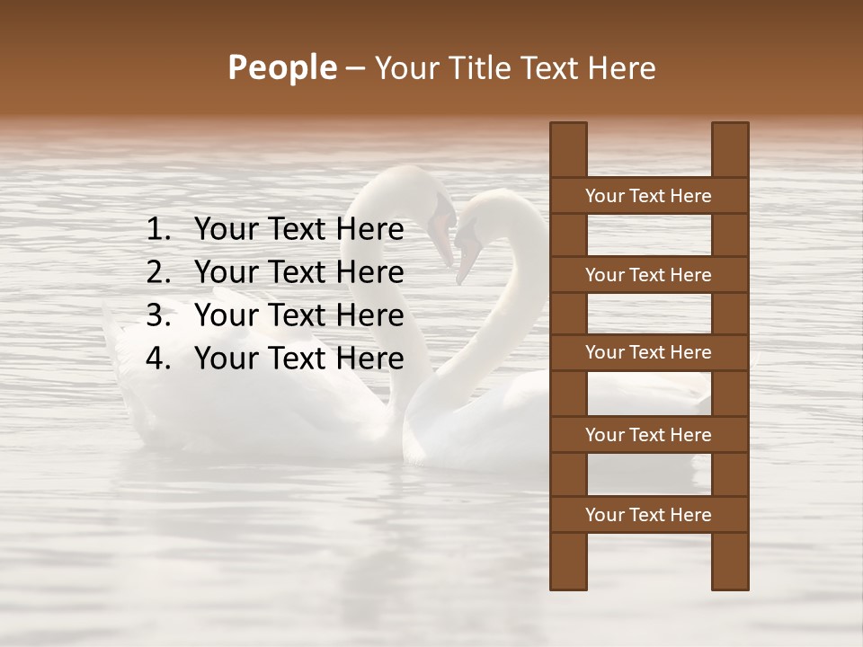 Liebhaber Wasser Urlaub PowerPoint Template