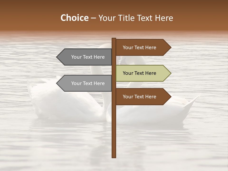 Liebhaber Wasser Urlaub PowerPoint Template