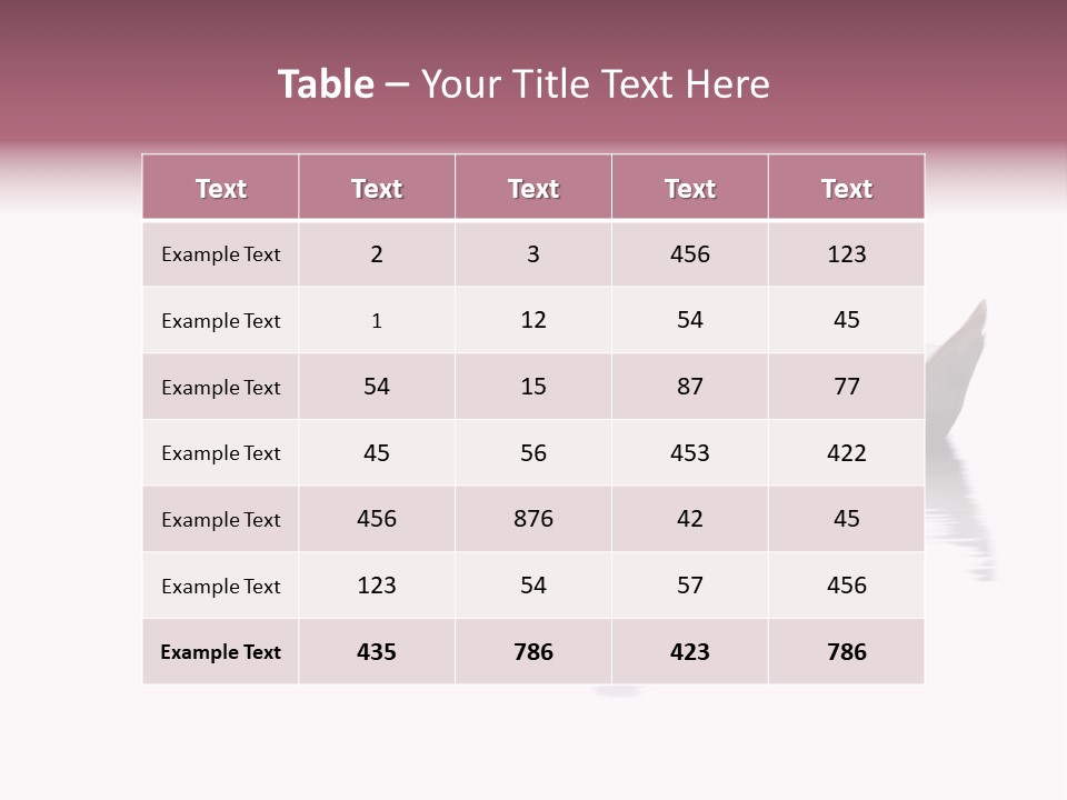 Pristine Beautiful Fidelity PowerPoint Template
