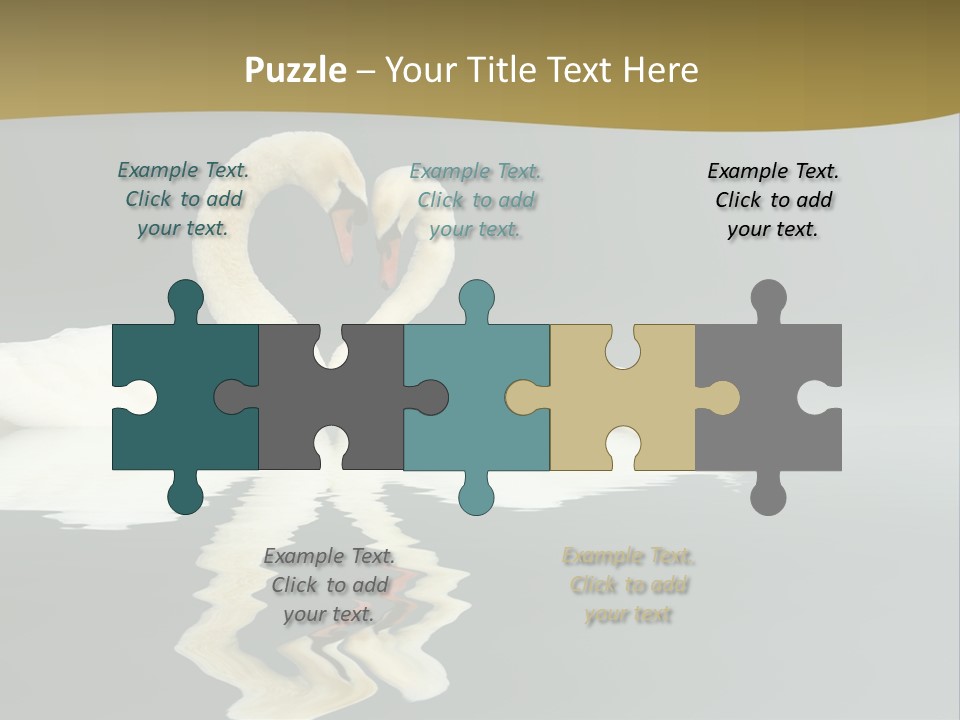 Birds Valentine Valnetines PowerPoint Template