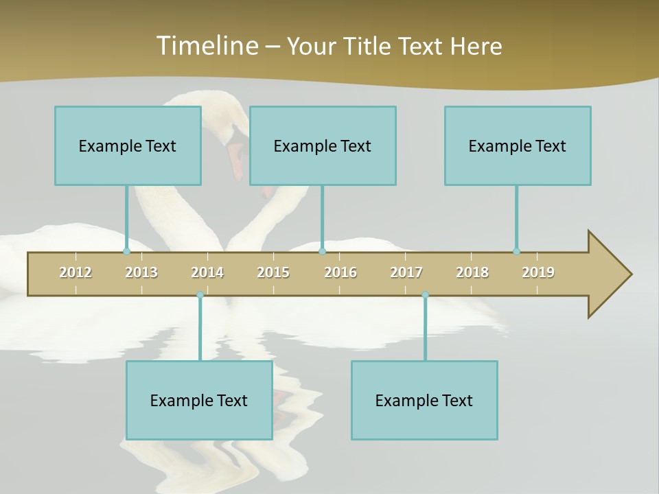 Birds Valentine Valnetines PowerPoint Template