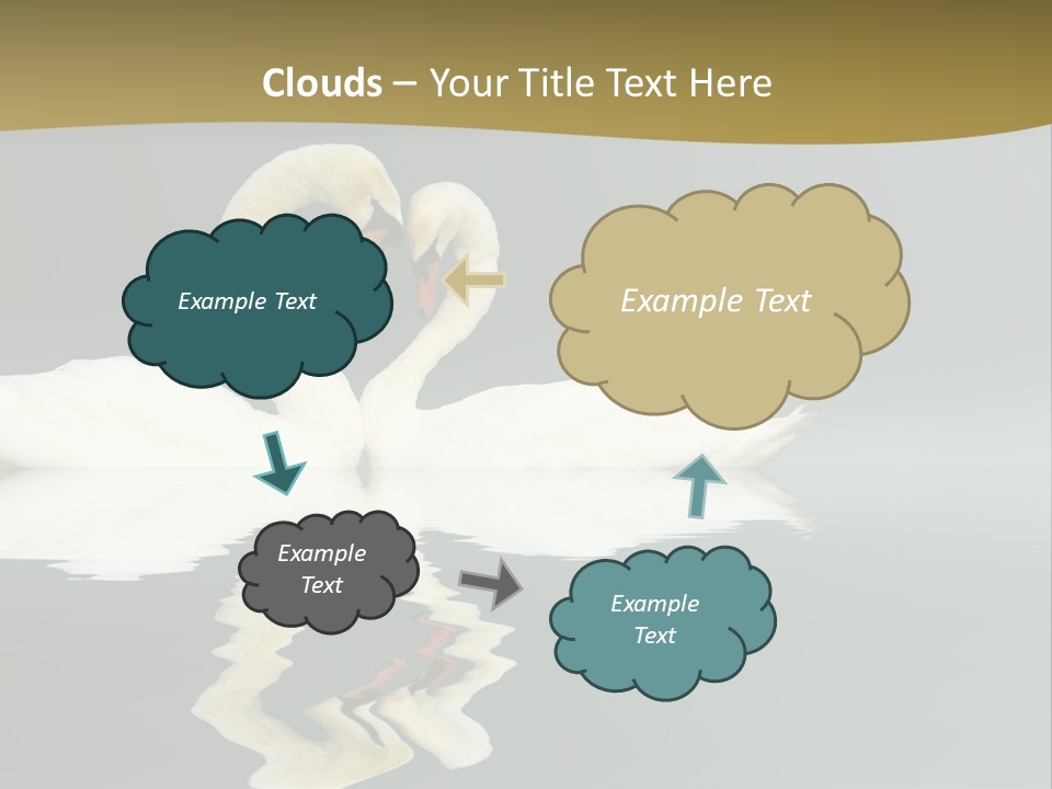 Birds Valentine Valnetines PowerPoint Template