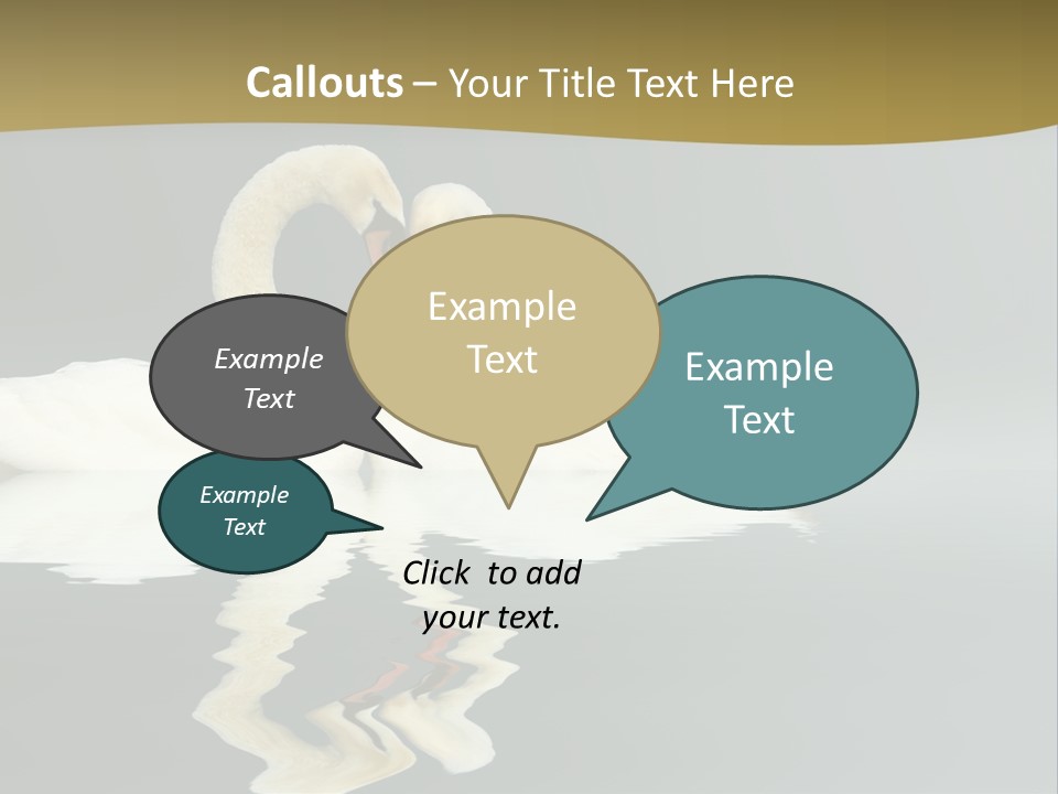 Birds Valentine Valnetines PowerPoint Template