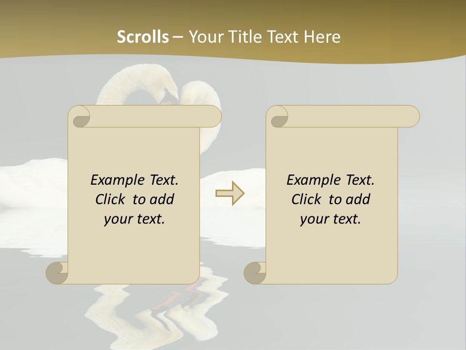 Birds Valentine Valnetines PowerPoint Template