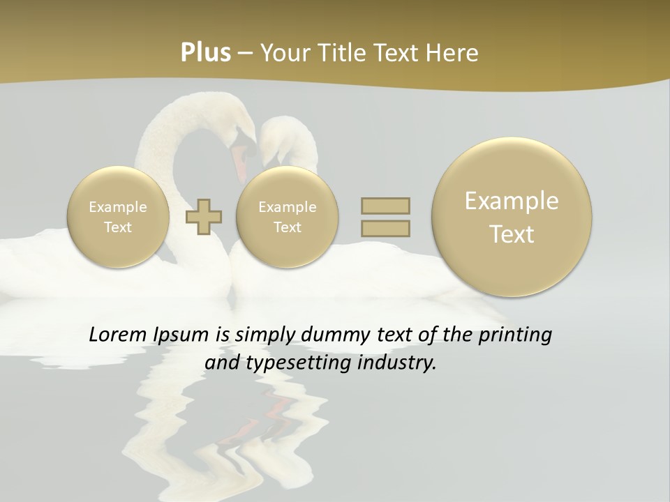 Birds Valentine Valnetines PowerPoint Template
