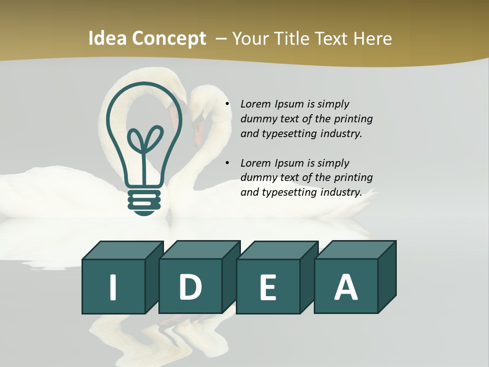 Birds Valentine Valnetines PowerPoint Template