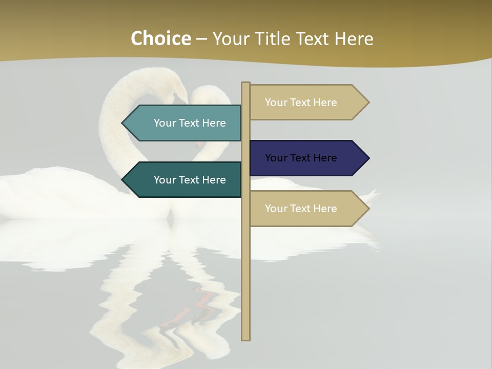 Birds Valentine Valnetines PowerPoint Template