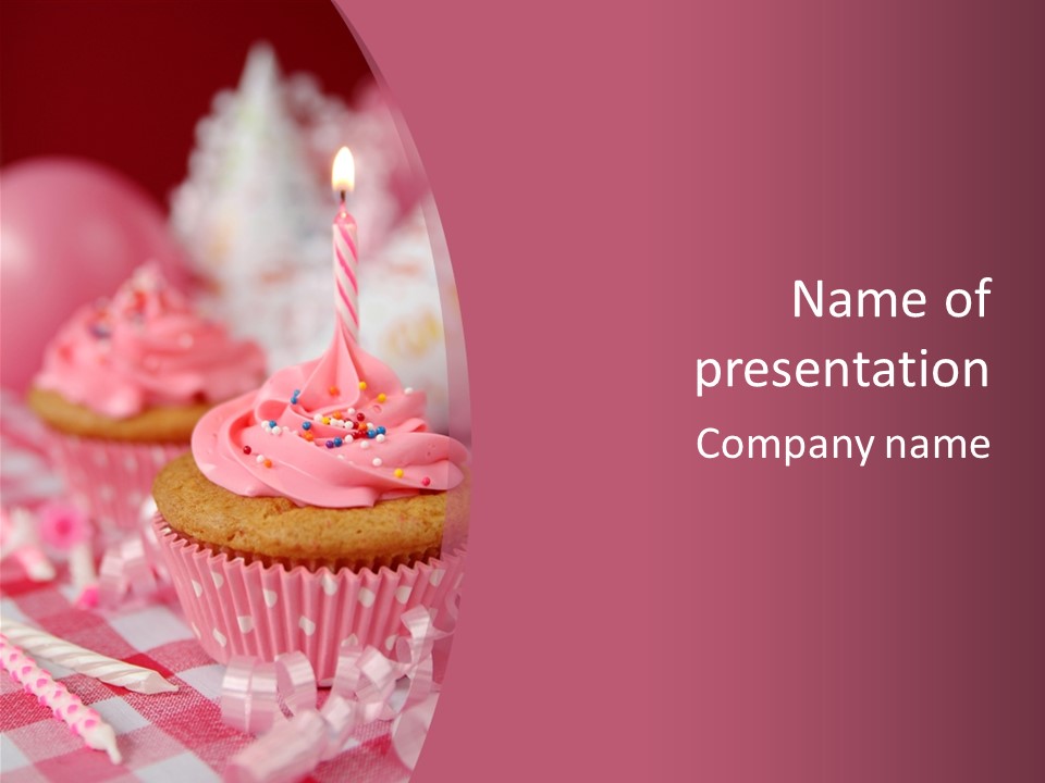 Ballounes Frosting Iced PowerPoint Template