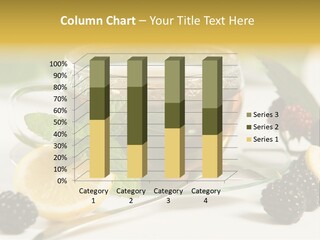 Glas Minze Pfefferminze PowerPoint Template