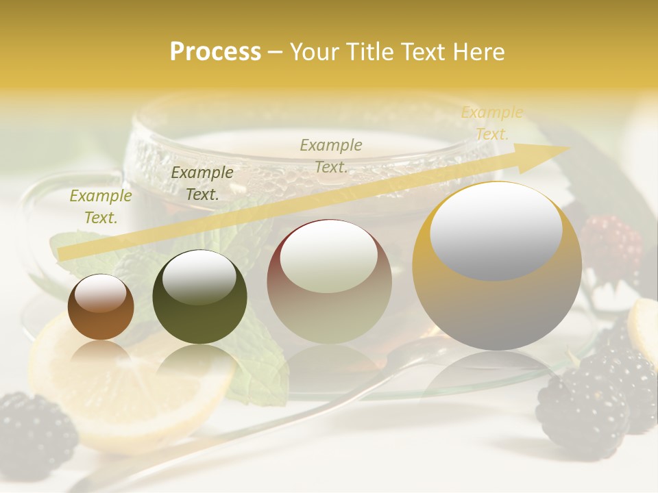 Glas Minze Pfefferminze PowerPoint Template