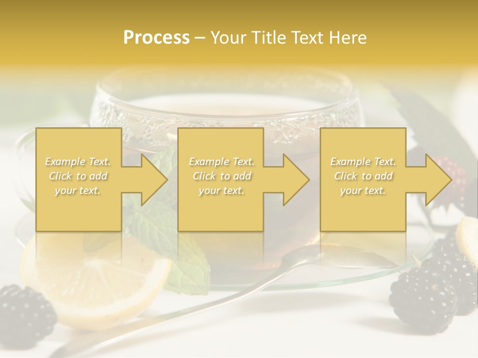 Glas Minze Pfefferminze PowerPoint Template