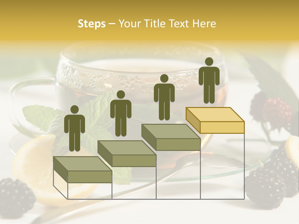 Glas Minze Pfefferminze PowerPoint Template