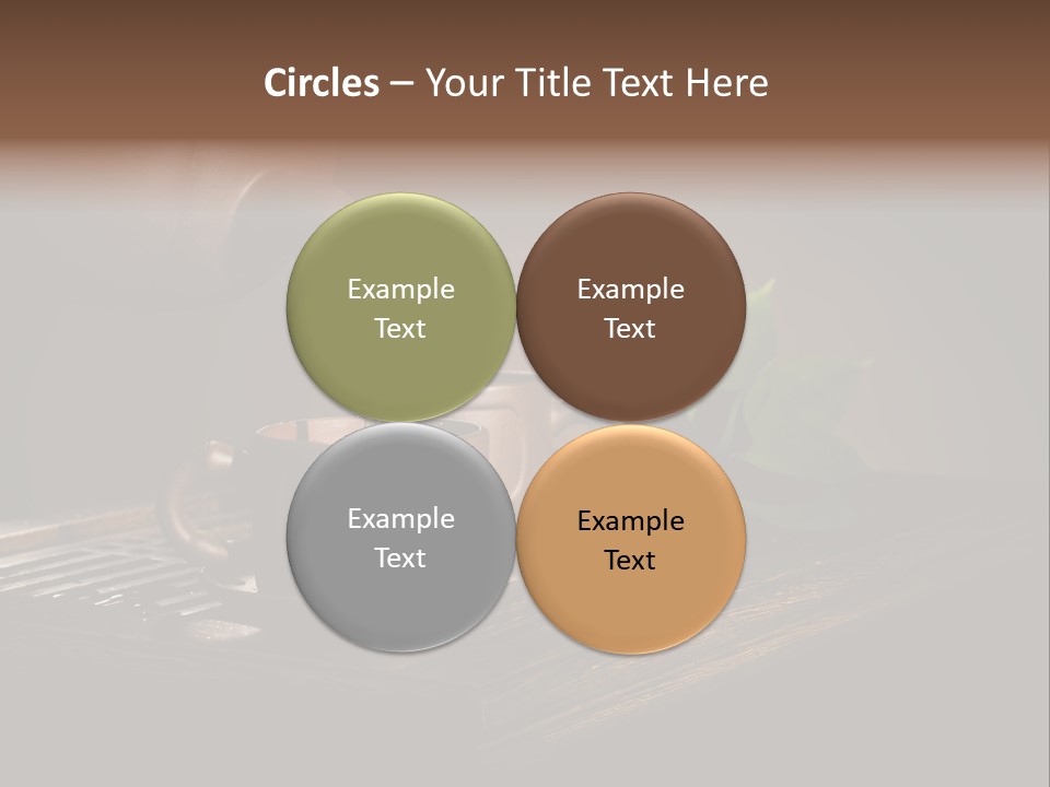 Pottery Horizontal Image PowerPoint Template