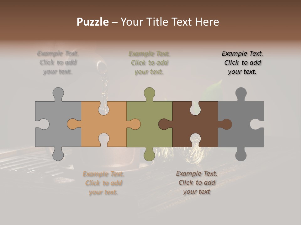 Pottery Horizontal Image PowerPoint Template