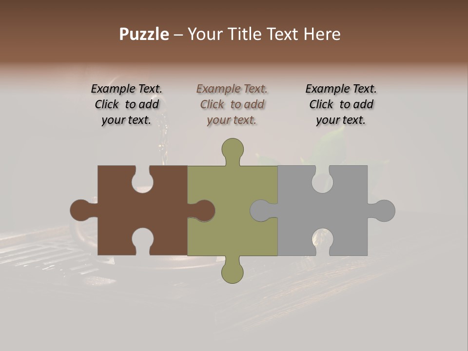 Pottery Horizontal Image PowerPoint Template