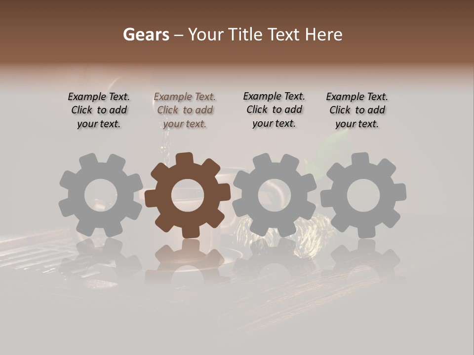 Pottery Horizontal Image PowerPoint Template