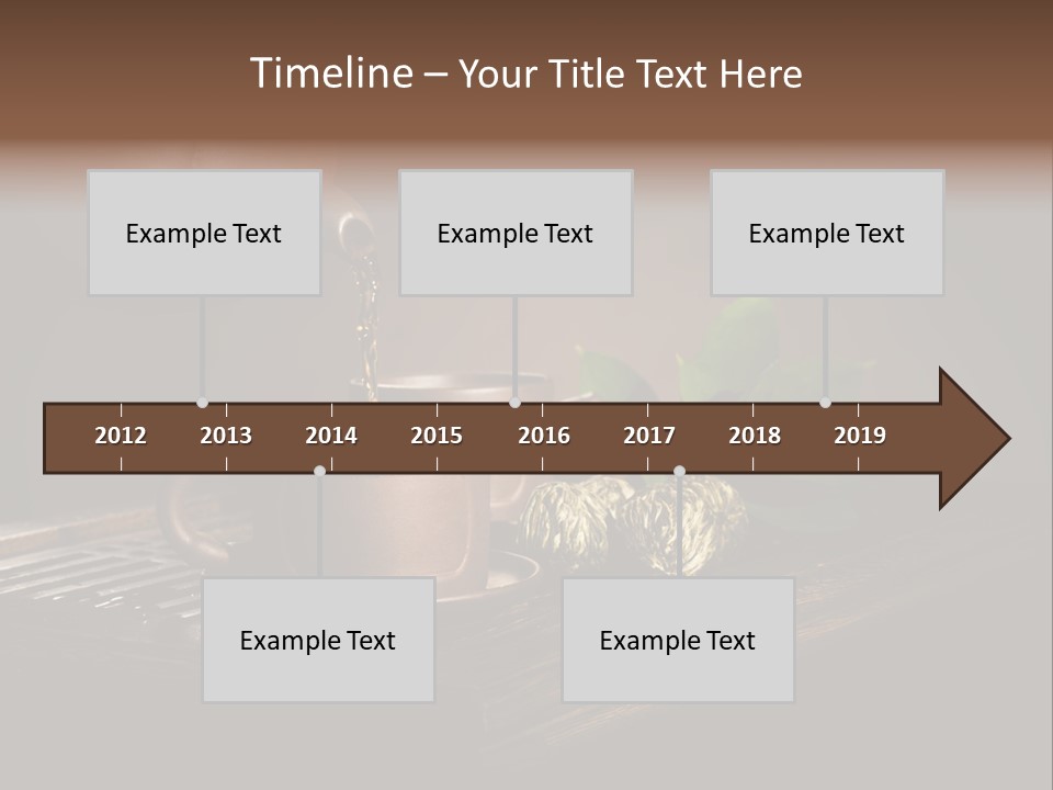 Pottery Horizontal Image PowerPoint Template