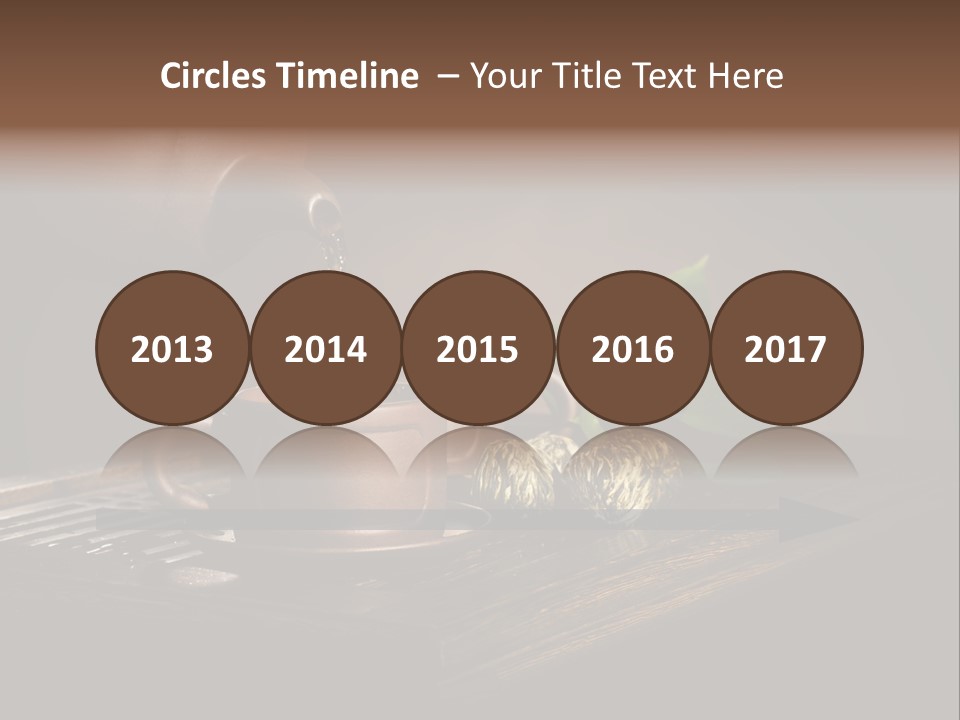 Pottery Horizontal Image PowerPoint Template