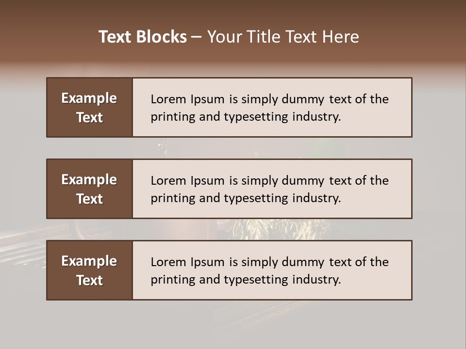 Pottery Horizontal Image PowerPoint Template