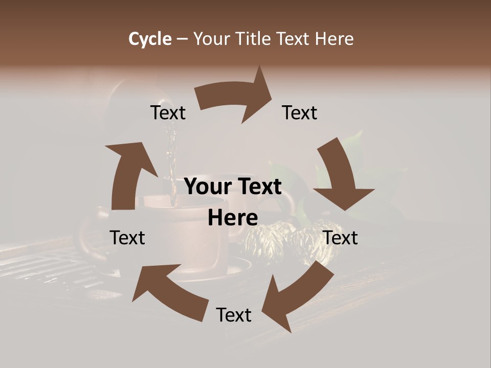 Pottery Horizontal Image PowerPoint Template