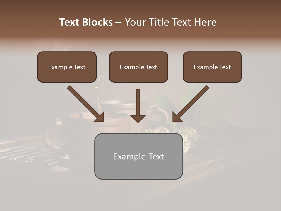 Pottery Horizontal Image PowerPoint Template