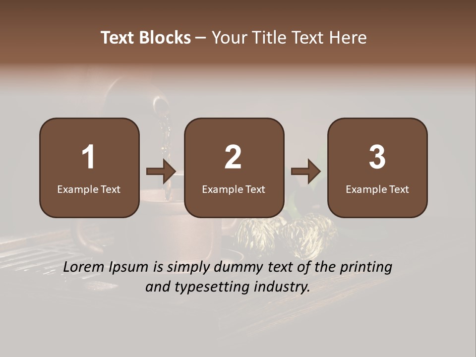 Pottery Horizontal Image PowerPoint Template