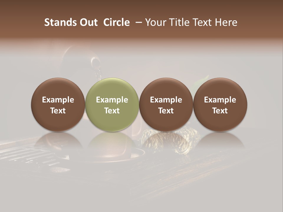 Pottery Horizontal Image PowerPoint Template