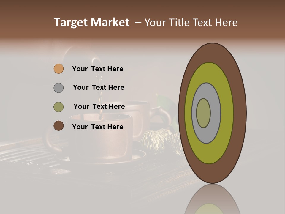 Pottery Horizontal Image PowerPoint Template
