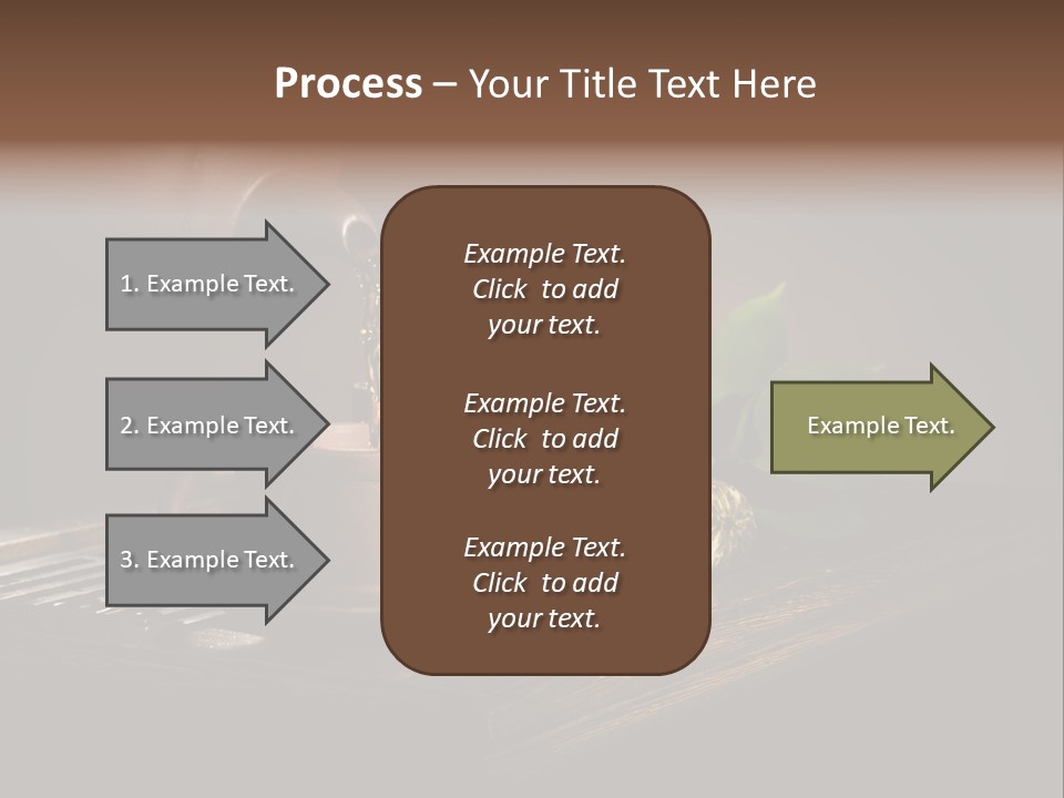 Pottery Horizontal Image PowerPoint Template
