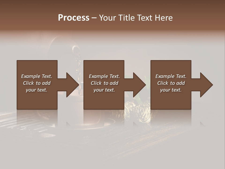 Pottery Horizontal Image PowerPoint Template